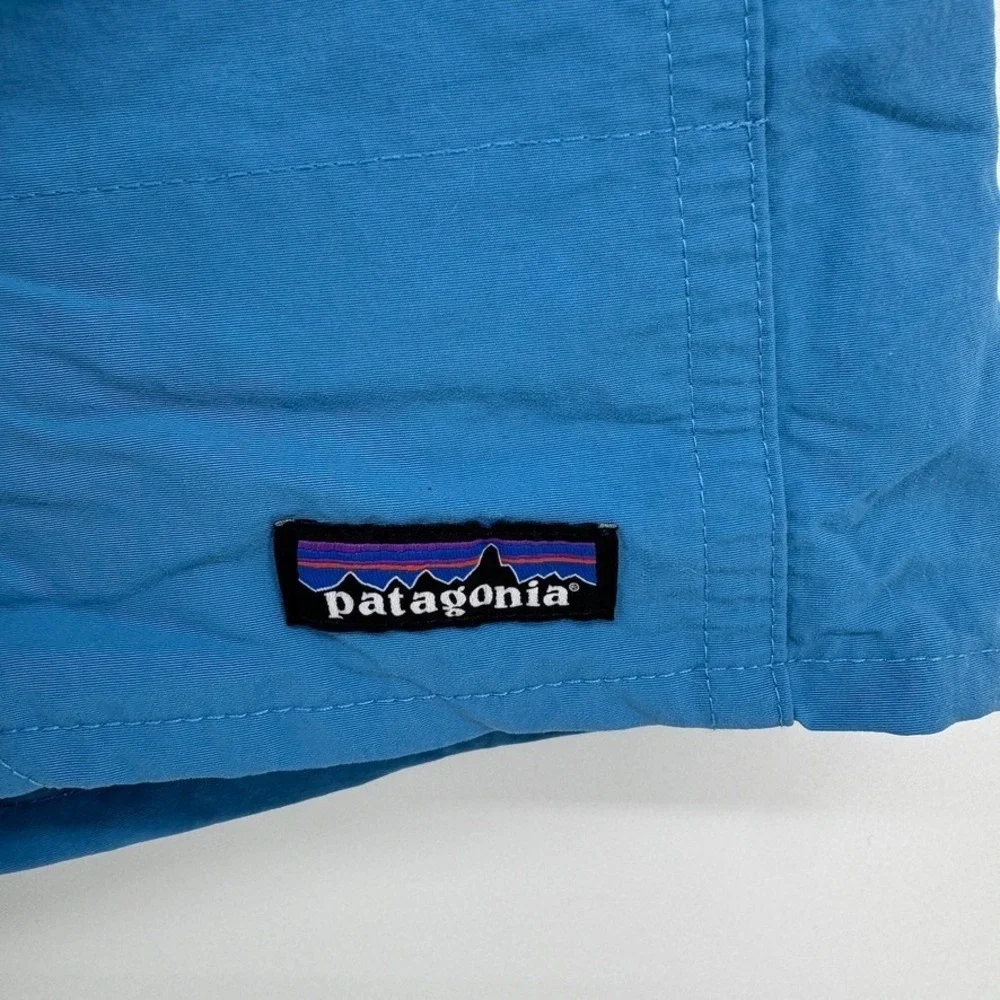 Patagonia Shorts Mens Small Blue Baggies NetPlus Mesh Lined Shells Quick Dry